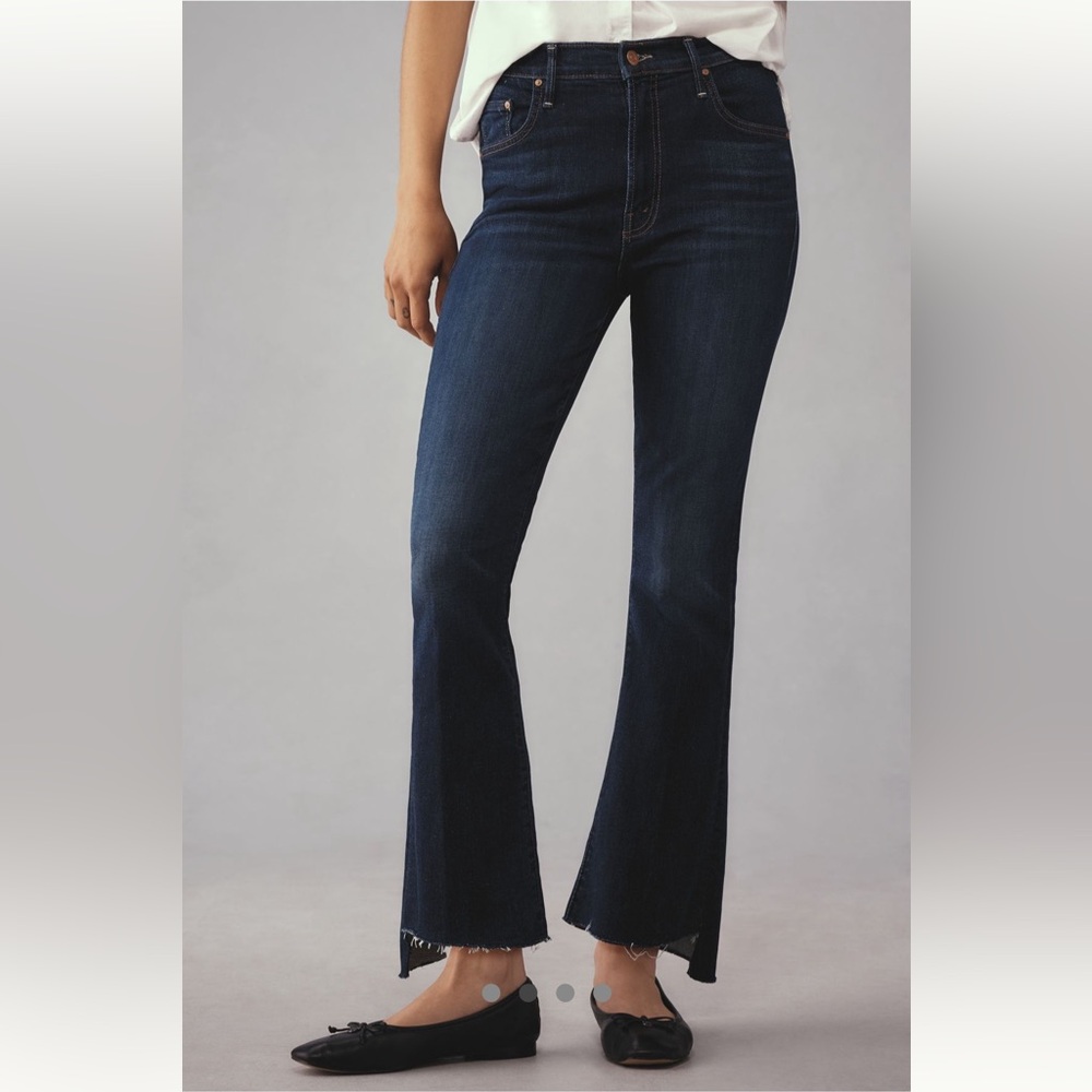 MOTHER Lil Insider Crop Step Fray